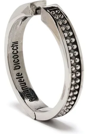 EMANUELE BICOCCHI Dotted hoop earring