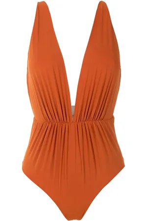 CLUBE BOSSA Clavert plunging neck one-piece