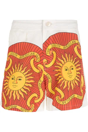 AMIR SLAMA Print Sol shorts