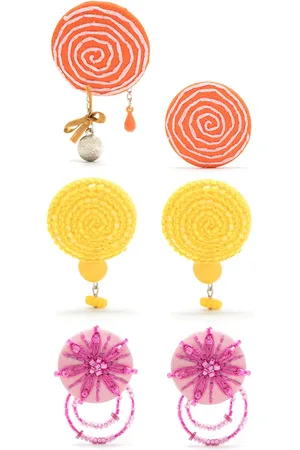 AMIR SLAMA 3 pair earring set