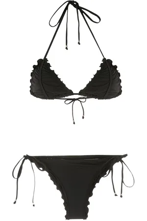 AMIR SLAMA Ripple effect bikini set