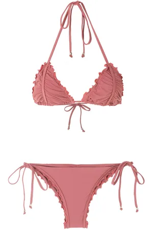 AMIR SLAMA Ripple effect bikini set