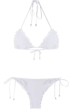 AMIR SLAMA Ripple effect bikini set