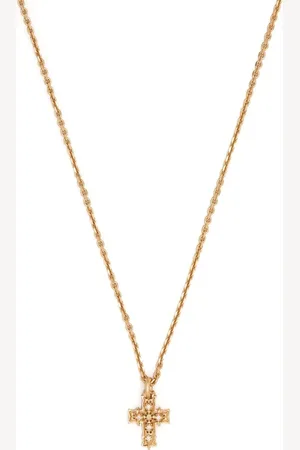 EMANUELE BICOCCHI Diamond cross pendant necklace