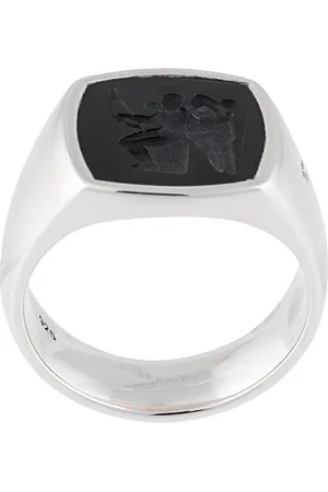 TOM WOOD Cushion Eros onyx ring