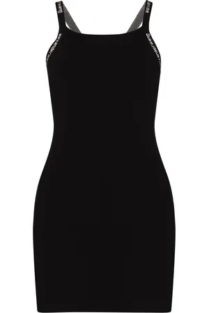 Alexander Wang Logo-tape sleeveless minidress