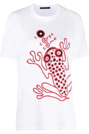 10 CORSO COMO Frog-print logo T-shirt