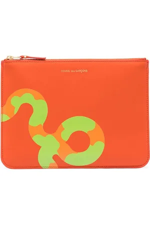 Comme des Garçons Snake-print card holder