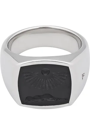 TOM WOOD Clytia onyx-embellished ring