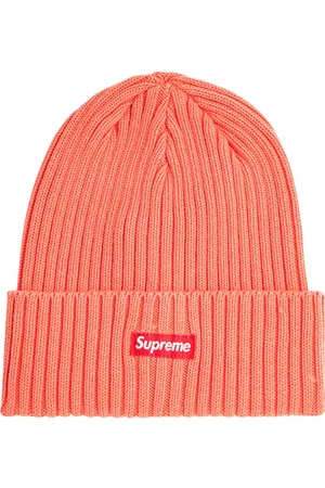 Supreme Overdyed ribbed-knit beanie