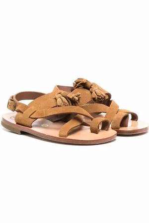PèPè Scamosciato leather sandals