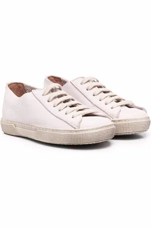 PèPè Gessetto leather trainers