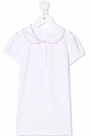 SIOLA Contrast-trim cotton blouse