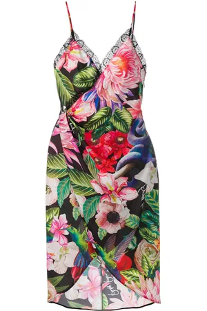 Philipp Plein Floral-print wrap dress