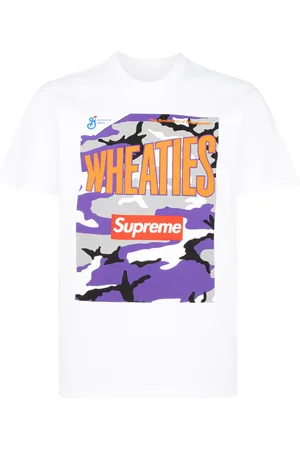Supreme X Wheaties Box Logo crew neck T-shirt
