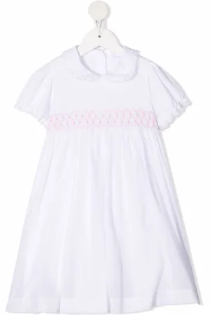 SIOLA Contrast-trim cotton dress