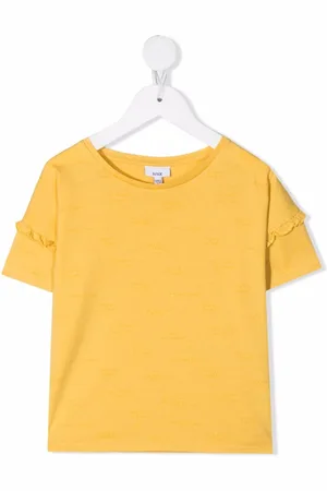 KNOT Ruffle-detail cotton T-Shirt