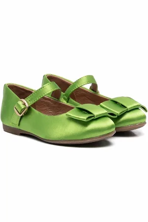 AGE OF INNOCENCE Ellen bow-detail ballerina shoes