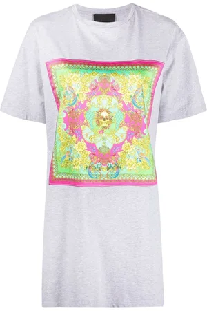 Philipp Plein Baroque print T-shirt dress