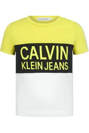 Calvin Klein Colour-block cotton T-shirt