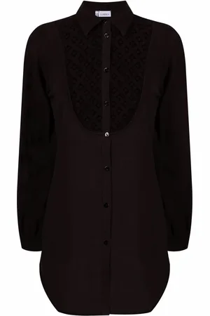 La Perla Cut out-detail button-up shirt