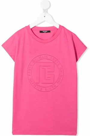 Balmain Logo-embossed T-shirt dress