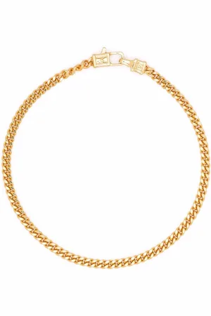 TOM WOOD Curb M -plated sterling silver bracelet