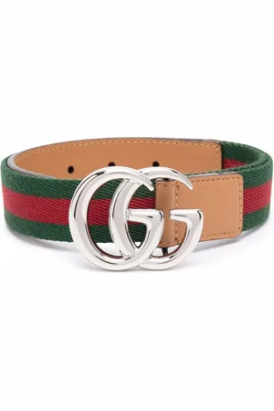 Gucci GG logo-plaque belt