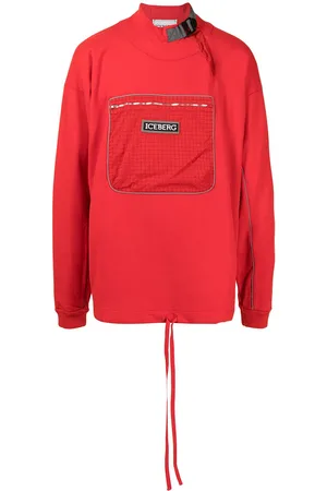 Iceberg Logo-patch cotton sweatshirt