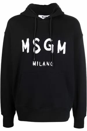Msgm Logo print hoodie