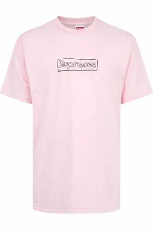 Supreme X KAWS Chalk Logo crew neck T-shirt