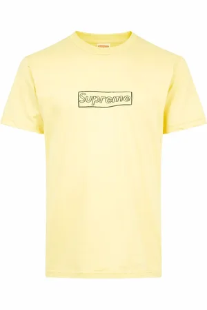 Supreme X KAWS Chalk logo T-shirt