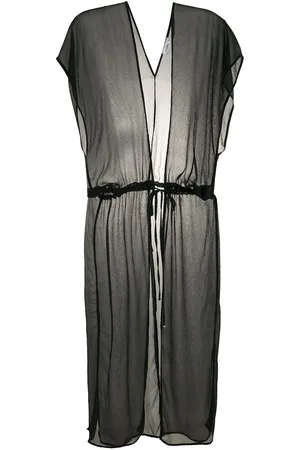 AMIR SLAMA Silk long shirt dress