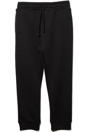 Dolce & Gabbana Logo-patch gathered-ankle track pants