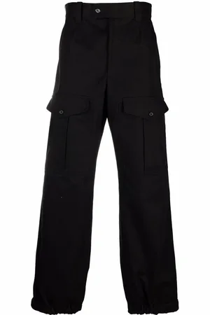Alexander McQueen Flap-pocket cotton trousers