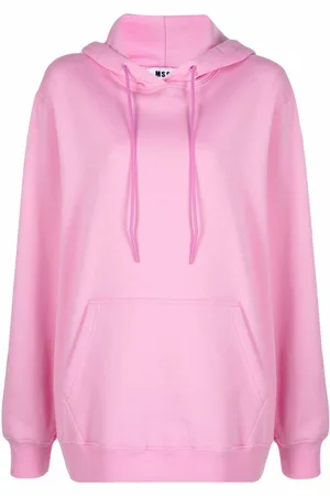 Msgm Drawstring cotton hoodie