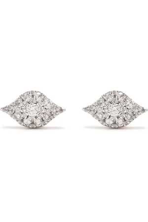 DJULA 18kt rose gold diamond Eyes earrings