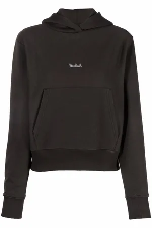 Woolrich Logo-print cotton-blend hoodie
