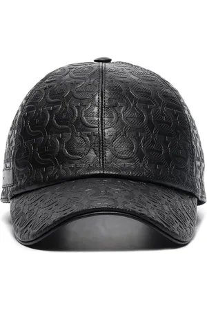 Salvatore Ferragamo Gancini leather cap