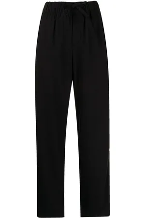 Tekla Drawstring-waist pajama bottoms