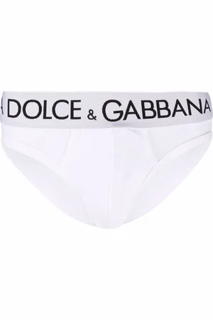 Dolce & Gabbana Logo-waistband stretch-cotton briefs