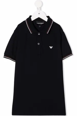 Emporio Armani Embroidered logo polo shirt