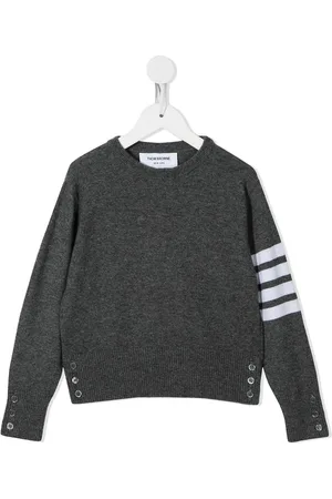 Thom Browne 4-Bar crew neck cashmere jumper