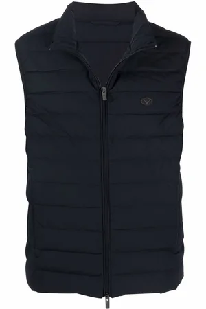 Emporio Armani Zip-up sleeveless down gilet