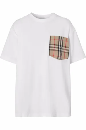 Burberry Vintage Check pocket cotton T-shirt