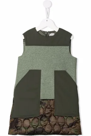 Il gufo Sleeveless patchwork dress