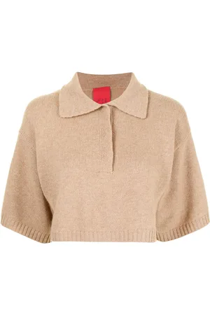 Cashmere In Love Demi cropped knitted shirt