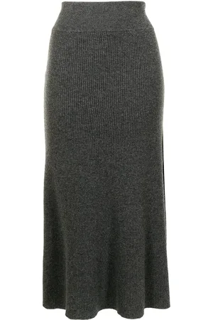 Cashmere In Love River A-line cashmere skirt