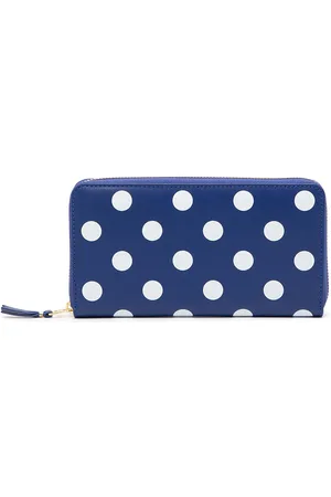 Comme des Garçons Polka dot-print zip-around wallet