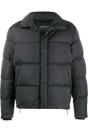 Emporio Armani Jacquard quilted puffer jacket